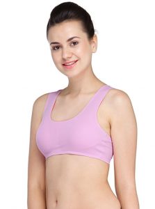 Purple Color Seamless Racer back Sport Bra 