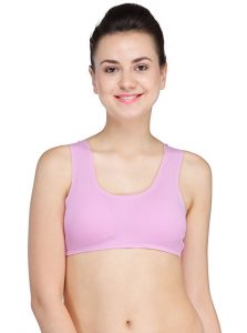 Purple Color Seamless Racer back Sport Bra 