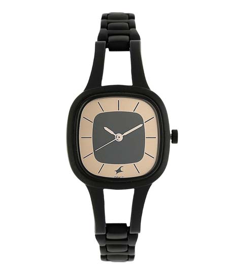 fastrack women watches black