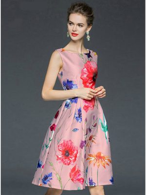 Exclusive Designer Pink Dress