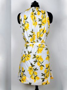 Lemon Floral Exclusive Designer Western Dress