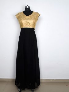 Exclusive Designer Olay Black Gown