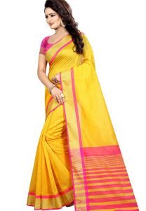 Mastani Weaving Weaving Cotton Silk Sarees With Blouse