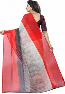 Cherry Goli Printed Special Georgette Sarees With Blouse