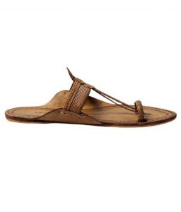 Pointed Typical Kolhapuri Chappal For Ladies