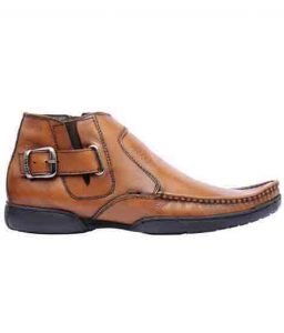 Martino Tan Leather Casual Shoes