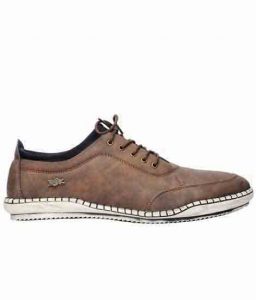 Tulio Brown Pu Casual Shoes