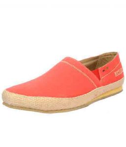 Urbano Red Leather Casual Shoes