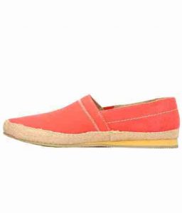 Urbano Red Leather Casual Shoes