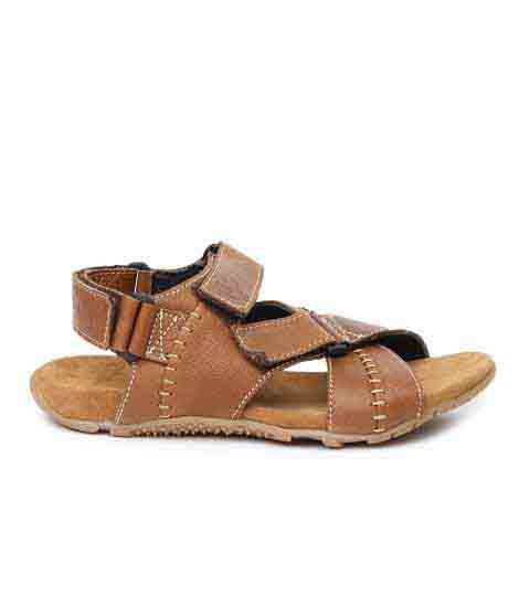 Marshal Brown Leather Casual Sandals
