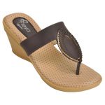 Freya Women's Classy Sandal Slippers - Brown & Beige