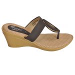 Freya Women's Classy Sandal Slippers - Brown & Beige