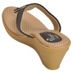 Freya Women's Classy Sandal Slippers - Brown & Beige