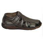 Ajanta Men's Classy Sandal Slipper - Black