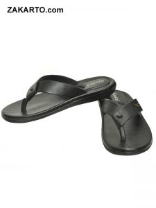 Ajanta Men's Classy Sandal Slipper - Black