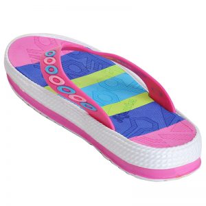 Women's Pink Colour PVC Flip Flops