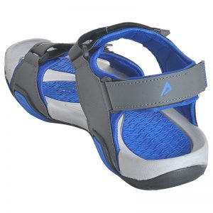 Men's Blue & Grey Colour Polyester Sandals