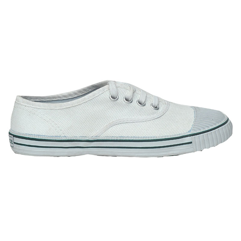 Buy Kid's White Colour Canvas Sports Shoe Online at Zakarto