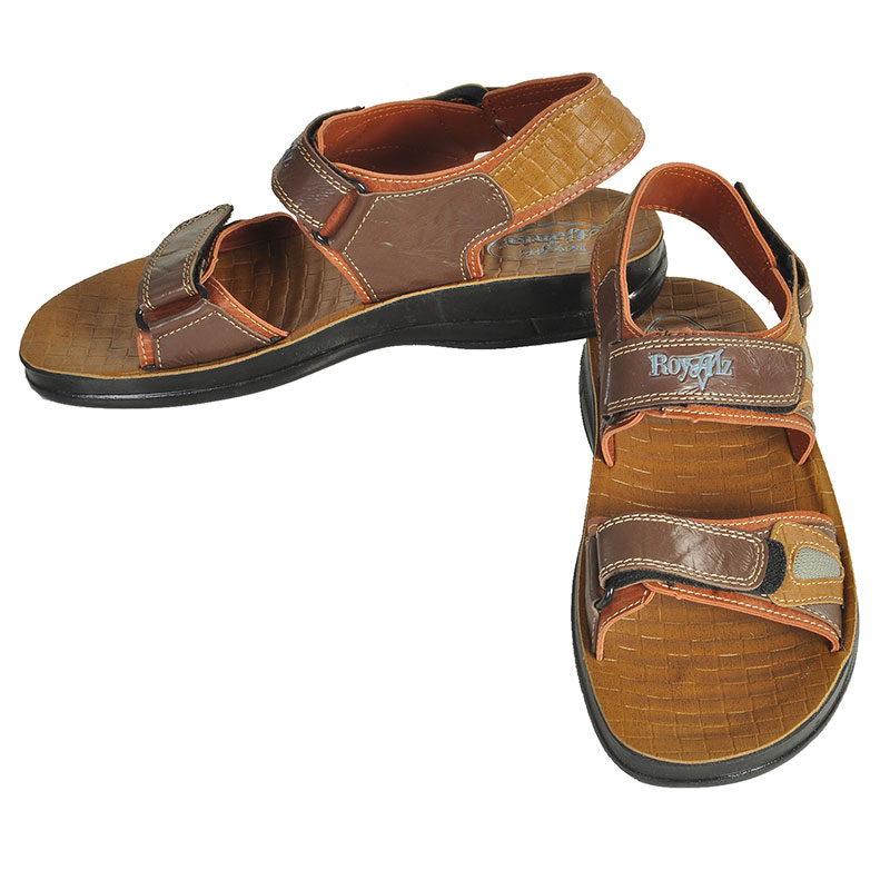 Walkaroo Men Sandals - WC4381 Tan – Walkaroo Footwear