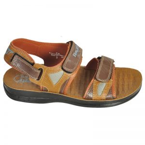 Men's Tan Colour PU Sandals