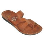 Men's Tan Colour PU Sandals