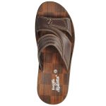 Men's Brown Colour PU Sandals