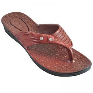 Women's Brown Colour Synthetic Leather Sandals