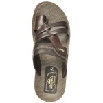 Men's Brown Colour Synthetic Leather Sandals