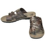 Men's Brown Colour Synthetic Leather Sandals