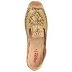 Men's Beige Colour Synthetic Leather Sherwani Jutti Shoes