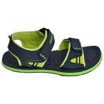 Men's Blue & Green Colour Synthetic Leather Sandals