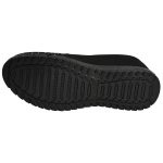 Women's Black Colour Fabric & Lycra Loafers