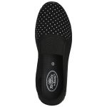 Women's Black Colour Fabric & Lycra Loafers