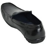 Men's Black Colour Synthetic Leather Mocassins