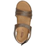 Women's Brown Colour Canvas Sandals