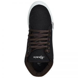 Men's Black Colour Canvas Canvas Shoes