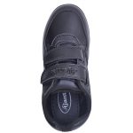 Kid's Black Colour Artificial Leather School Shoes