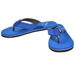 Women's Blue Colour Rubber Sandals