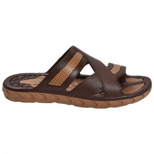 Men's Brown Colour Rubber Sandals