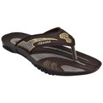 Men's Brown Colour Synthetic Leather Sandals