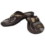 Men's Brown Colour Synthetic Leather Sandals