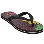 Women's Black Colour Rubber Sandals