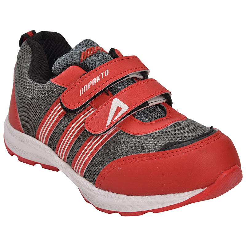 Buy Kid's Red Colour Synthetic & Mesh Sneakers Online at Zakarto