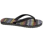 Women's Black Colour Rubber Sandals