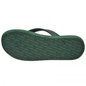 Men's Green Colour Rubber Sandals