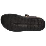Men's Brown Colour Synthetic Leather Sandals