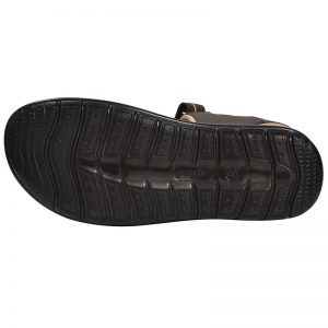 Men's Brown Colour Synthetic Leather Sandals