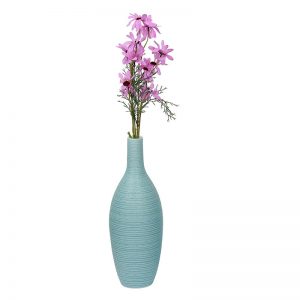 Beautiful Bottle Design Aqua Ceramic Vase