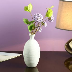 Made to Match - White Ceramic Flower Vase