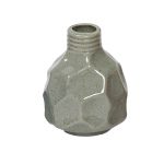 Fine Textured Multicolor Ceramic Flower Vase - Grey